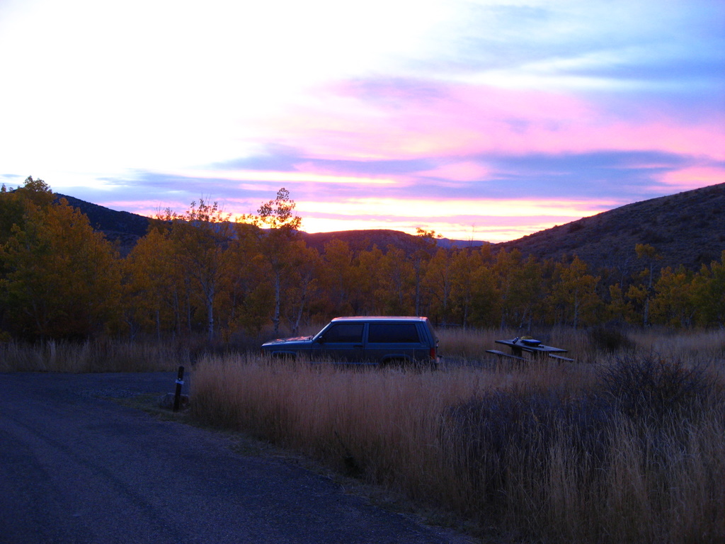 Sunrise over the Ruby Mountains